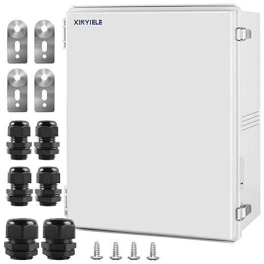 Waterproof Outdoor Project ABS Plastic Junction Box IP67 Weatherproof Dustproof by XINYIELE