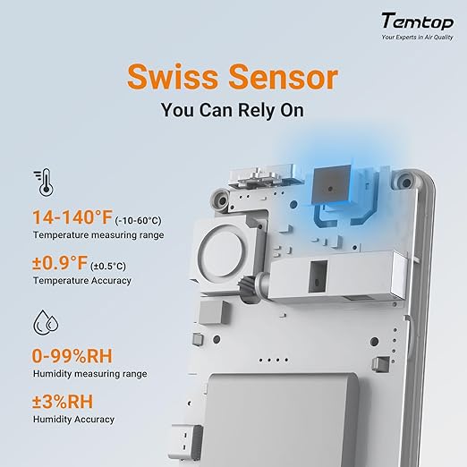 Temtop Indoor Thermometer T1 Variants-2pack) - Image 3