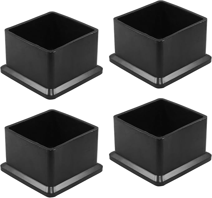 BokWin 4 Pcs Chair Leg Caps 1.5 Inch*1.5 Inch Square Furniture Floor Protectors by Unknown