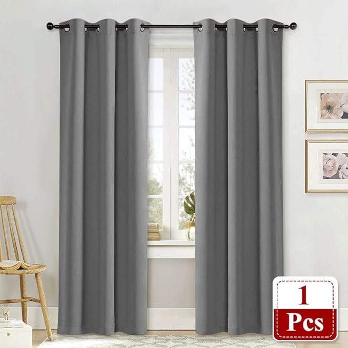NICETOWN Window Curtain Blackout Drape Panel 3 Pass Microfiber Noise Reducing - Image 2