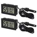 2 Pack Mini Digital Thermometer Hygrometer by DWEII