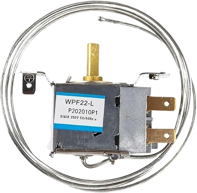 1Pc Household Refrigerator Parts Thermostat 250V Metal Controller by Unknown