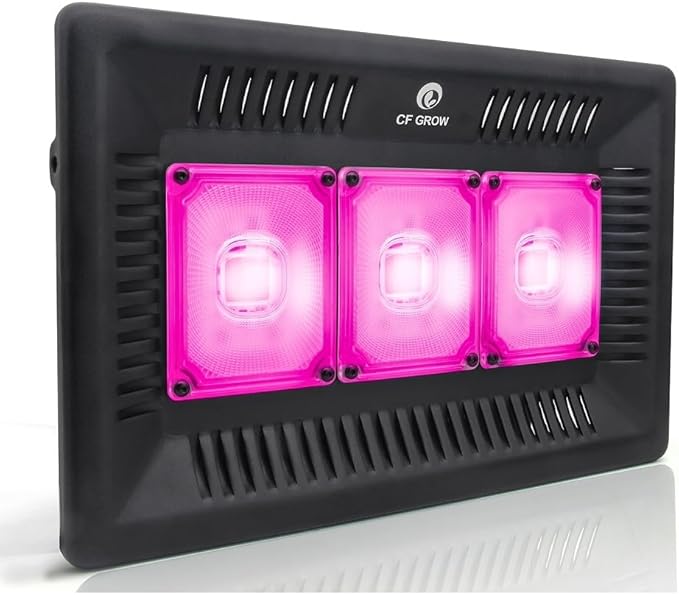 LED Grow Light Full Spectrum, CFGROW Waterproof 300W COB LED Grow Light by CFGROW