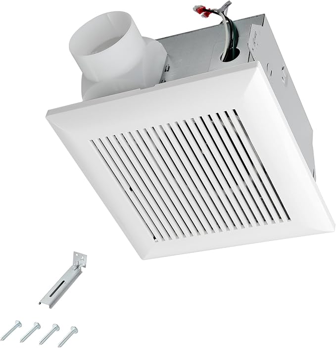 Amazon Basics AB-BV101 Air Ventilation Fan, Exhaust Fan, 70 CFM / 2.0 Sones by AmazonBasics