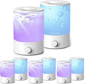 Megawise Cool Mist Humidifier | 8 Pack of 3.5L Capacity Top Refill by MEGAWISE