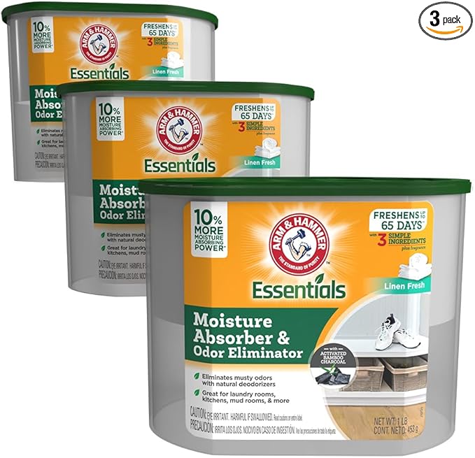 Arm & Hammer Essentials Disposable Moisture Absorber and Odor Eliminator Tub by ARMHAMMER