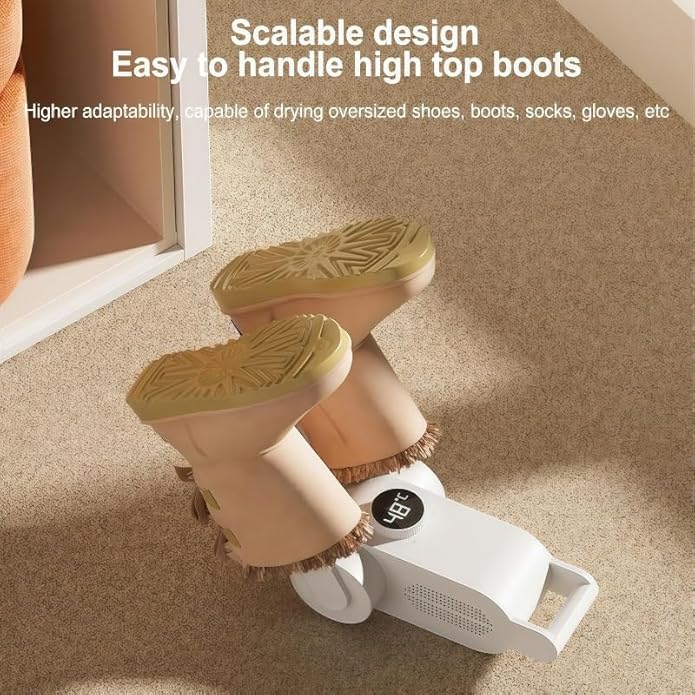 Shoe Dryer with Temperature Display, Electric Shoe Dryer and Warmer - Image 7