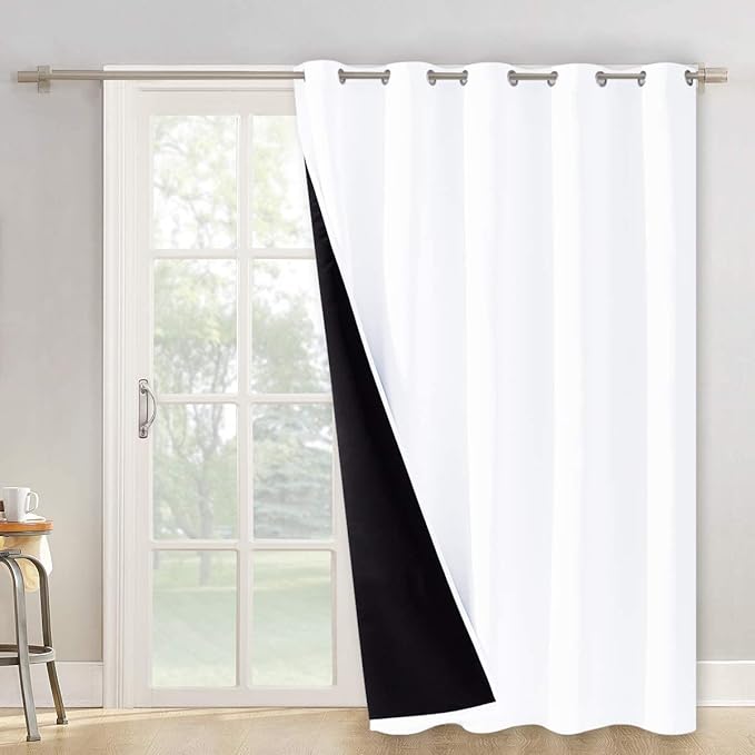 NICETOWN Full Shading Curtains for Patio Door, Super Heavy-Duty Thermal Backing - Image 2