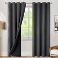 BGment Dark Grey Blackout Curtains by BGment