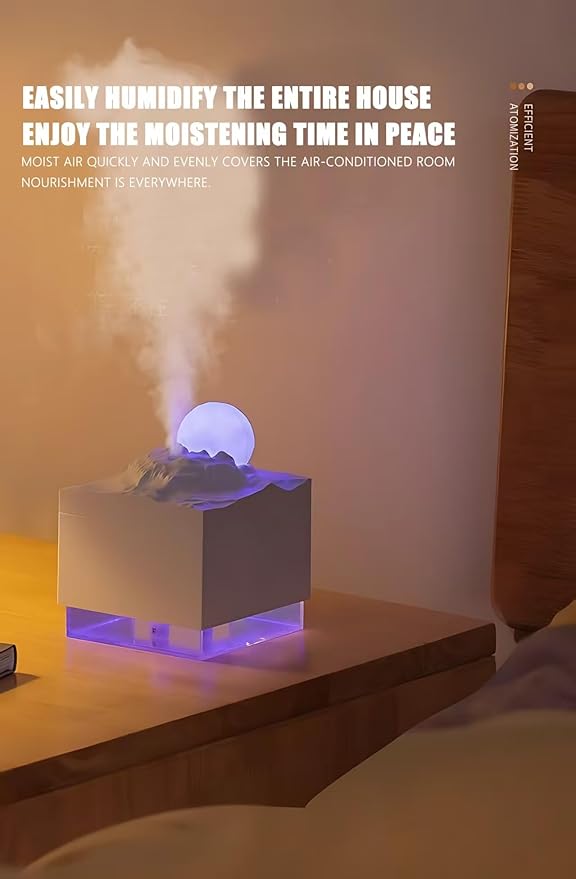 Cartoon Kitty Portable Small Humidifier, USB Personal Desktop Humidifier - Image 3