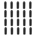 DMiotech 20 Pack 1/8" ID Black Screw Thread Protectors Rubber End Caps Bolt by DMiotech