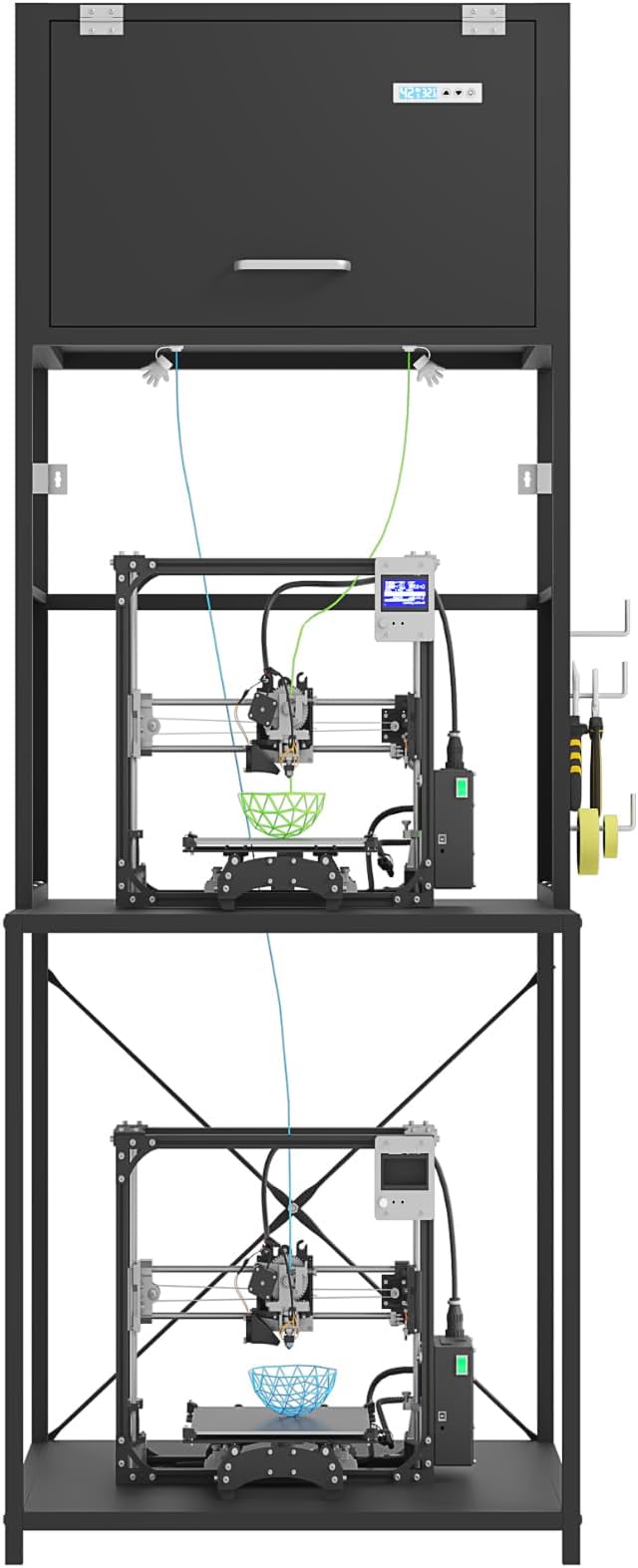 3D Printer Filament Storage Stand Rack by RJOKMT