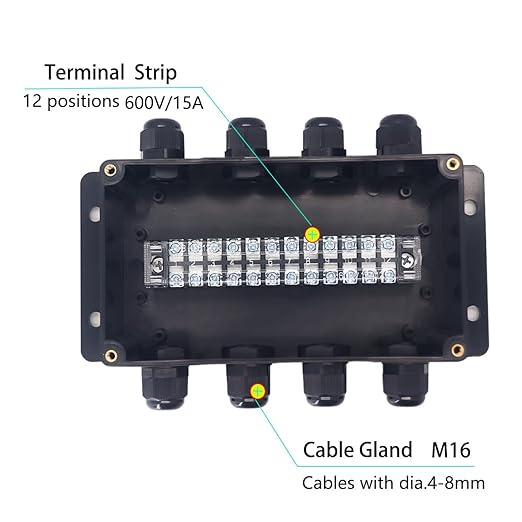 Watertight Junction Box, IP67 Waterproof Electrical Project Box - Image 2