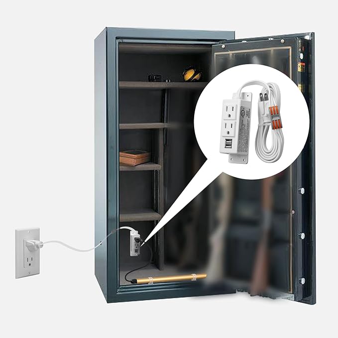Gun Safe Power Outlet Kit, Briidea Gun Safe Accessory Electrical Outlet - Image 7