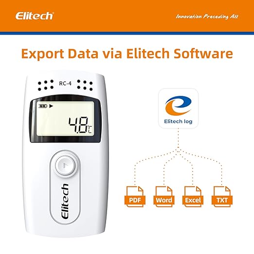 Elitech Digital Temperature Data Logger Medical Refrigerator Thermometer - Image 4