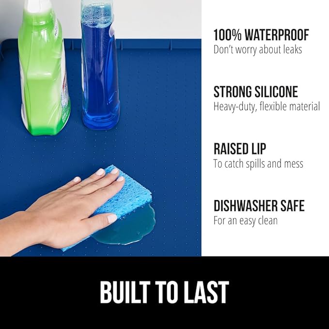 GORILLA GRIP Waterproof Silicone Under Sink Mat - Image 2