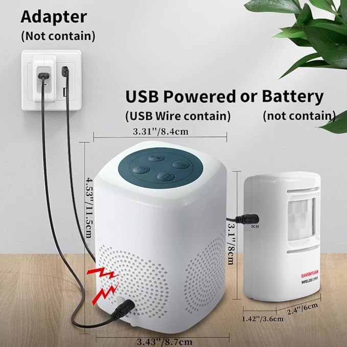 Barking Dog Alarm Motion Detector, Pir Human Body Sensor Alarm Electronic - Image 4