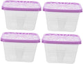DOITOOL 4pcs Plastic Moisture Absorber Box Refillable Sturdy by DOITOOL