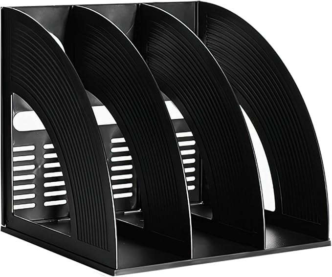 Marte Vanci Magazine File Holder Book Desktop Organizer Plastic Storage Sturdy by MarteVanci