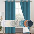 PrinceDeco Blackout Curtains 84 Inches Length 2 Panels Set 100% Blackout by PrinceDeco