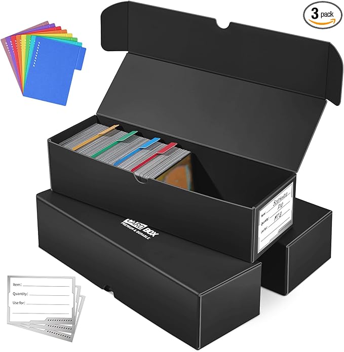 Trading Card Storage Box, Card Organizer by Fabmaker
