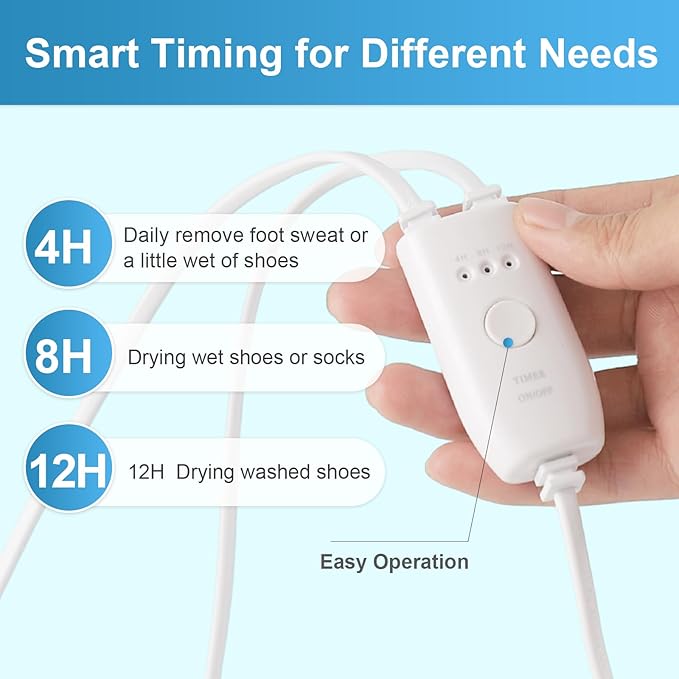 Shoe Dryers, Boot Dryer for Work Boots, Electric Portable Shoe Dryer Warmer - Image 2