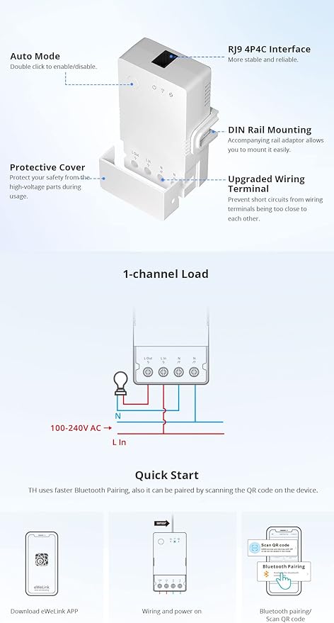 Smilewolf TH Elite 16A/20A WiFi Smart Switch Temperature and Humidity - Image 9