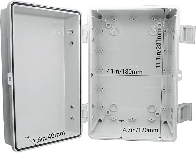 Waterproof Electrical Box Dustproof Junction Box Weatherproof IP67 ABS Plastic - Image 4