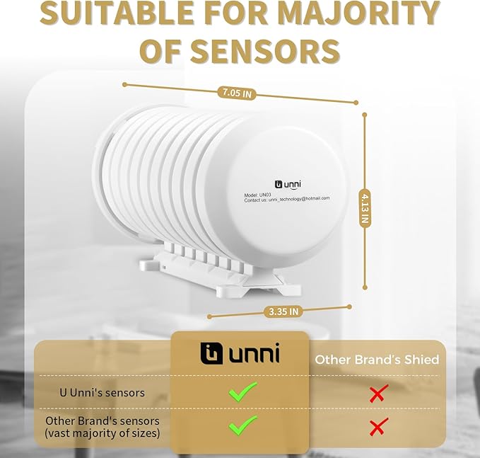 UN03 Indoor Outdoor Thermometer Weather Station Outdoor Sensor Protection - Image 2