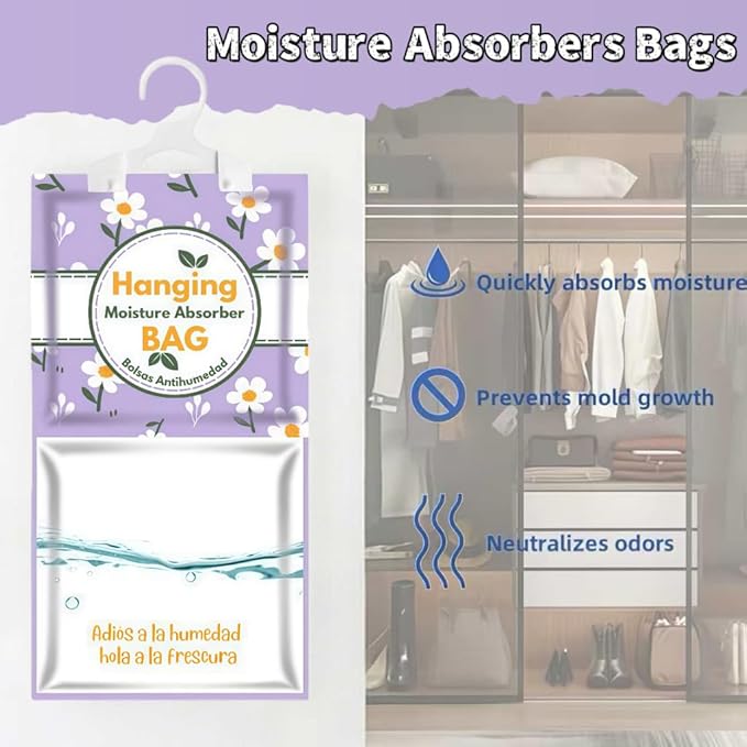 Moisture Absorbers Packets, Dehumidifier Bags, Hanging Moisture Absorber Bag - Image 2
