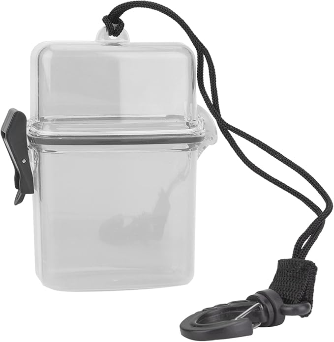 Keenso Diving Seal Box, 3 Colors Plastic Dry Box Transparent Waterproof Sealing by Keenso