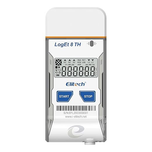 Elitech USB Temperature Humidity Data Logger Reusable Temperature Recorder by Elitech