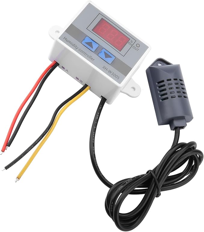 Digital Humidity Controller, 12V 24V 220V Humidistat Switch Sensor, LCD - Image 8