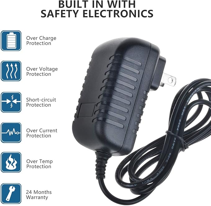 Adapter Replacement for Dickson:R157 12V Temp/Humidity Data Logger Flat Panel - Image 2