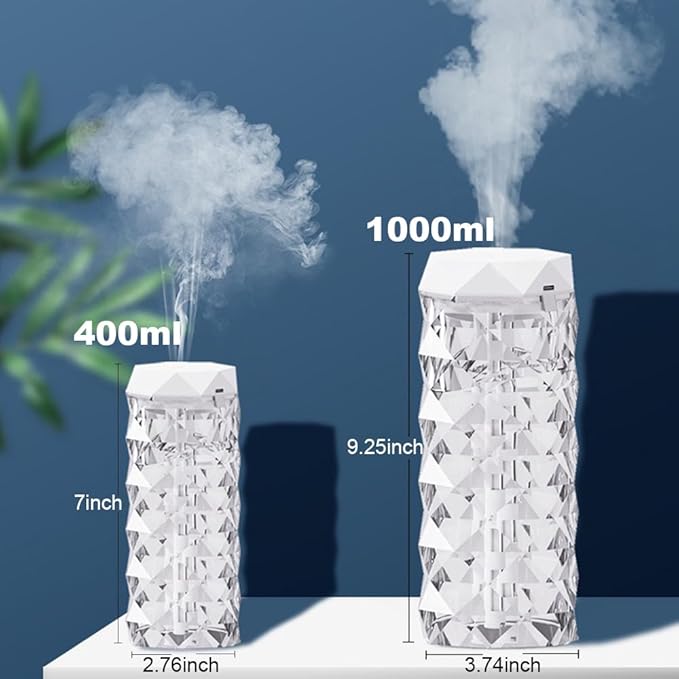 USB Desktop Crystal Humidifier 1000ml - Image 6