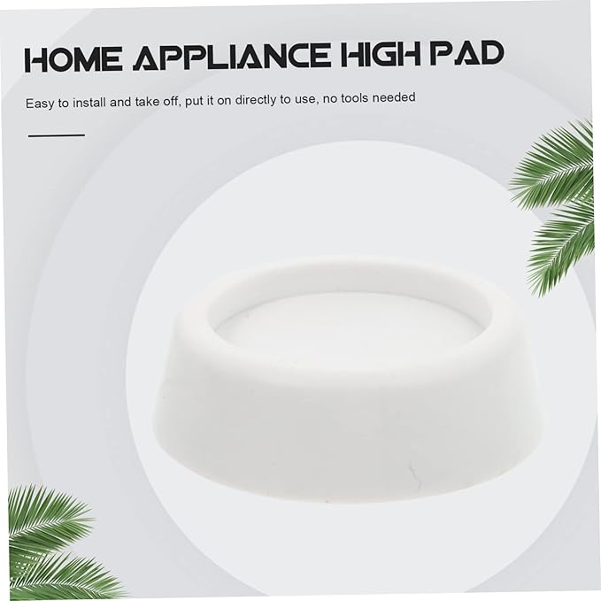 TEHAUX 4 Pcs Anti-Skid Refrigerator Foot Mats Shockproof Heightening Pads - Image 3