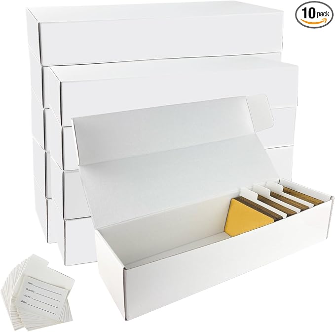IOKUKI 10-Pack Trading-Card Storage Box, 14.4 INCH Horizontal by IOKUKI