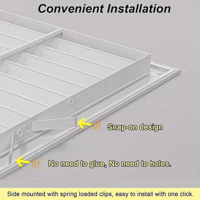 Black Decorative Air Vent Covers - Image 6
