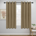 Easy-Going Blackout Curtains for Bedroom, Solid Thermal Insulated Grommet and by Easy-Going