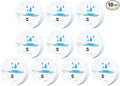 10 Pack Water Leak Detectors for Home, 100dB Waterproof Water Sensor Alarm Leak by Unknown