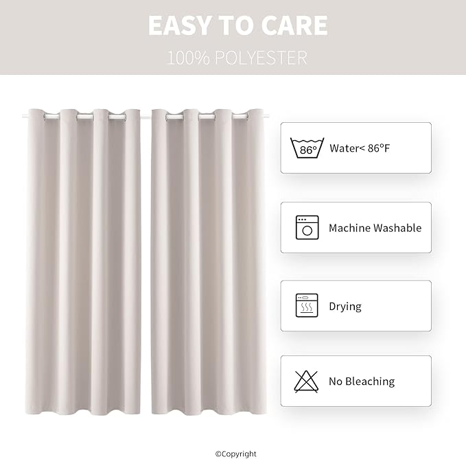 Waterproof Outdoor Curtain W52 x L63 - Image 7