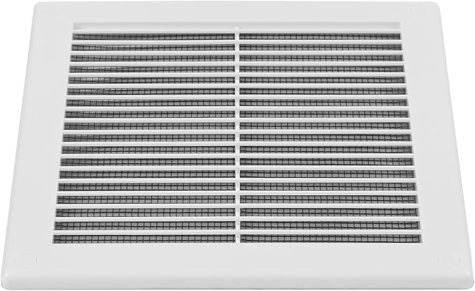 2-Pack 10" x 10" Square Air Vent Cover – White Plastic Vent Deflector - Image 8