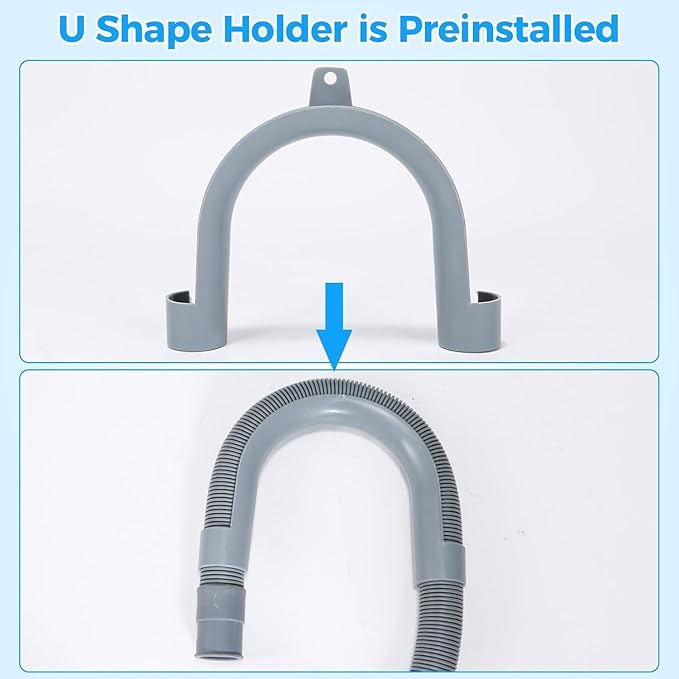 PinkCross Universal Washing Machine Drain Hose Extension, Flexible Washer & - Image 5
