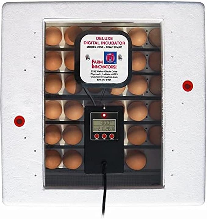 Farm Innovators 2450 Heated Digital Circulated Air Incubator - Image 3