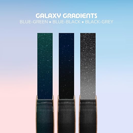 Polymaker Panchroma Gradient Galaxy PLA Blue-Green 3D Printing Filament - Image 4