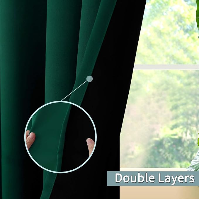 BGment Short 100% Blackout Curtains - Image 3