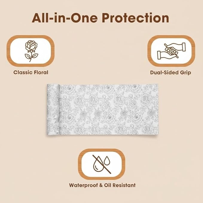 Coavas Extra Grip Thickened Shelf and Drawer Liner - Image 2