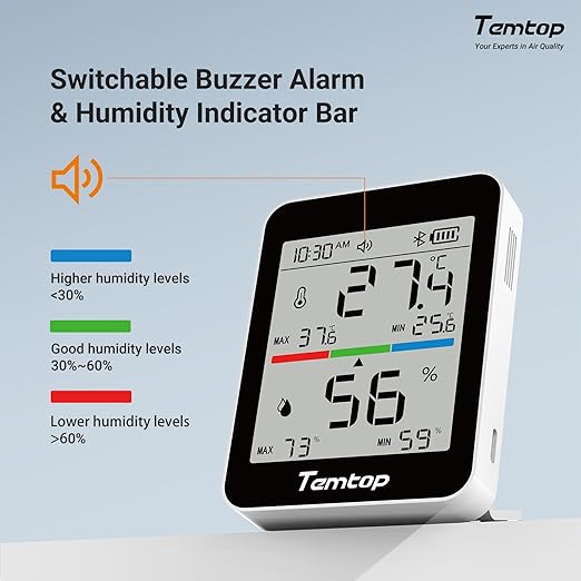 Temtop Humidity Meter T1, Indoor Thermometer - Image 5