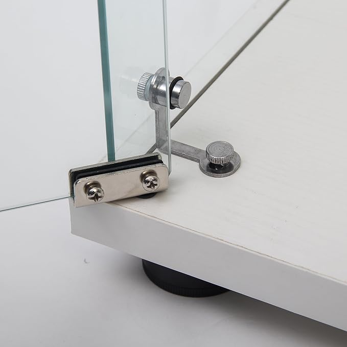 Yoluckea 5 Shelves Glass Display Cabinet - Image 7