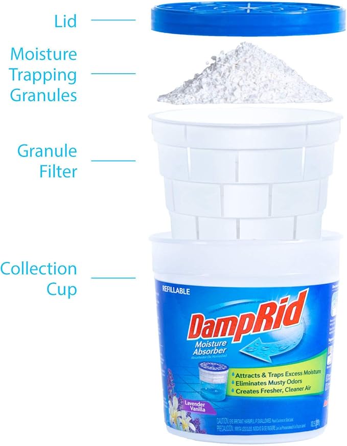 DampRid FG01LV Moisture Absorber, Lavender Vanilla, 10.5-Ounce - Image 5
